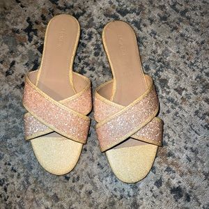cute chic sequined sandals by J.Crew